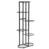 Wooden Iron  Plant Rack Display Shelf