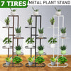 Wooden Iron  Plant Rack Display Shelf