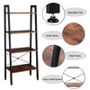 4 Tiers Industrial Ladder Shelf