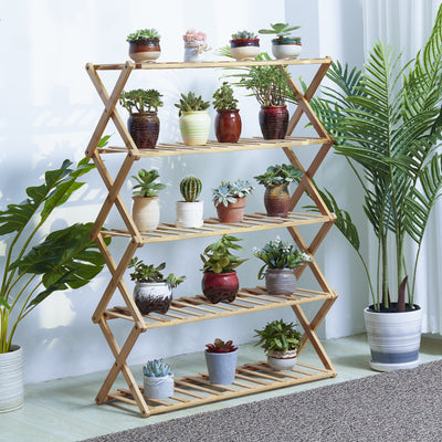 Bamboo Organizer Display Shelves