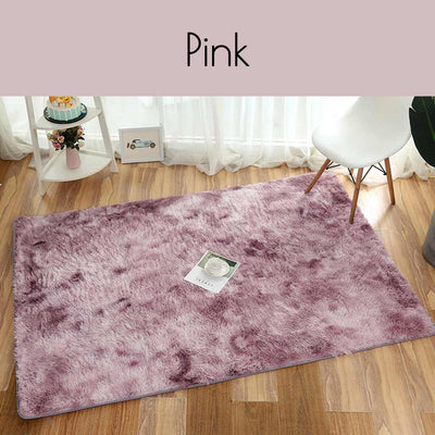 Shaggy Tie-dye Mat Carpet Rug