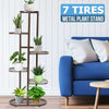 Wooden Iron  Plant Rack Display Shelf