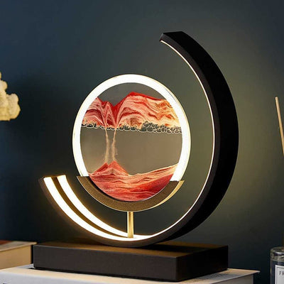 3D Hourglass LED Lamp