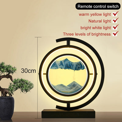 3D Hourglass LED Lamp