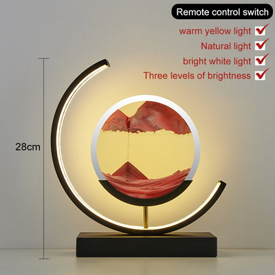 3D Hourglass LED Lamp