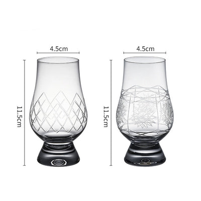 Round Shaped Crystal Whiskey Glass Cups