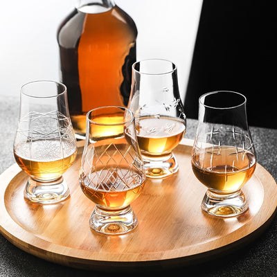 Round Shaped Crystal Whiskey Glass Cups