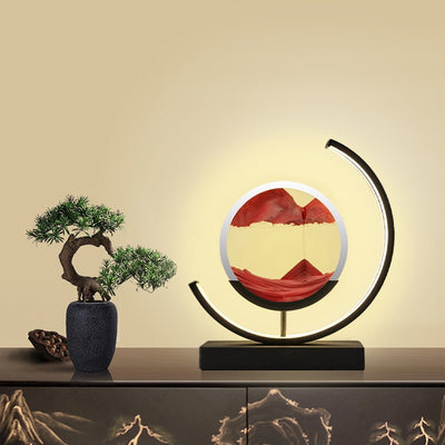 3D Hourglass LED Lamp