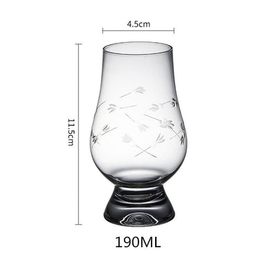 Round Shaped Crystal Whiskey Glass Cups